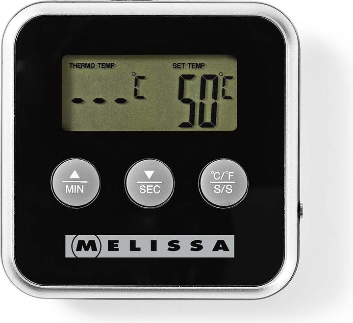 Actual product image Melissa Fleischthermometer | bis zu 250°C | Alarm Timer | LCD Display