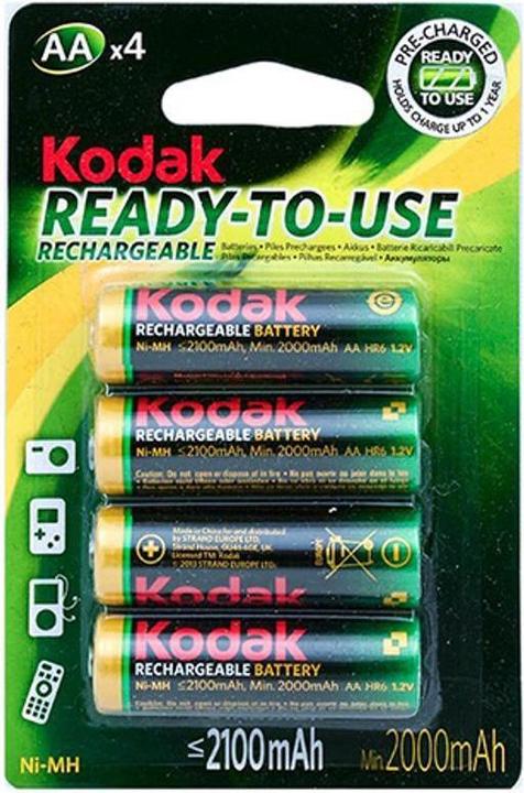 Image du produit Kodak pile AA (4 pcs, AA, 2100 mAh)
