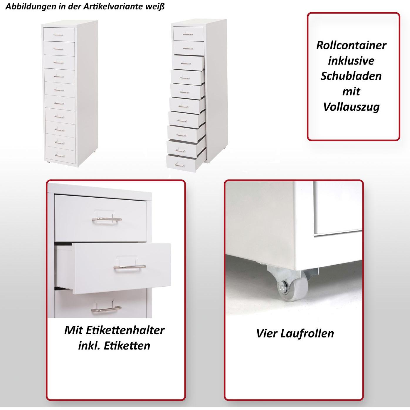 Thumbnail - MCW, Rollcontainer, Preston T851 (110 x 28 x 41 cm)
