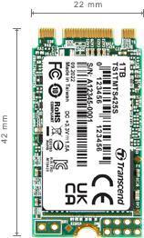 Actual product image Transcend M.2 SSD 425S (1000 GB, M.2 2242)