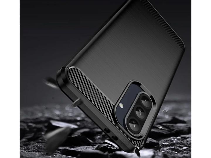 Actual product image Screenguard Carbon Brushed Soft TPU cover (Samsung Galaxy A56)