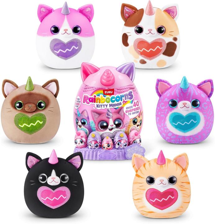 Actual product image Zuru Rainbocorns - Eggzania Kitty Mania