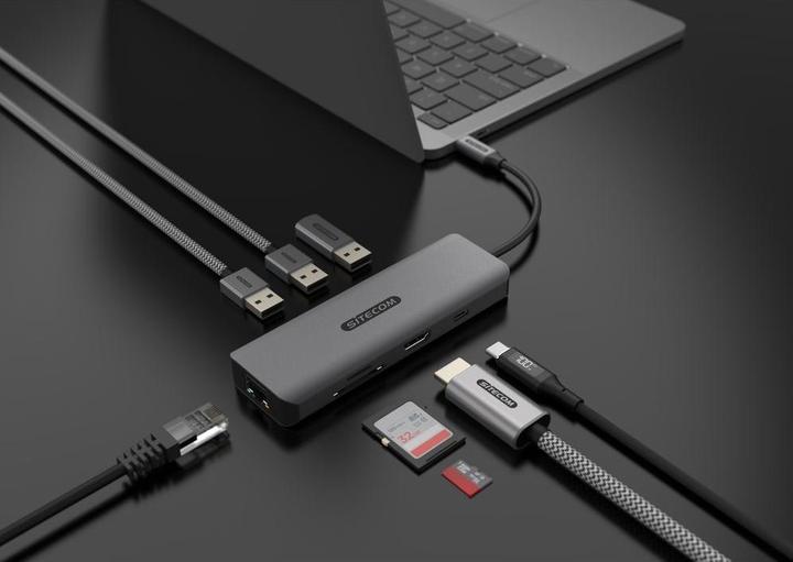 Image du produit Sitecom CN-5507 (USB-C, 8 Ports)