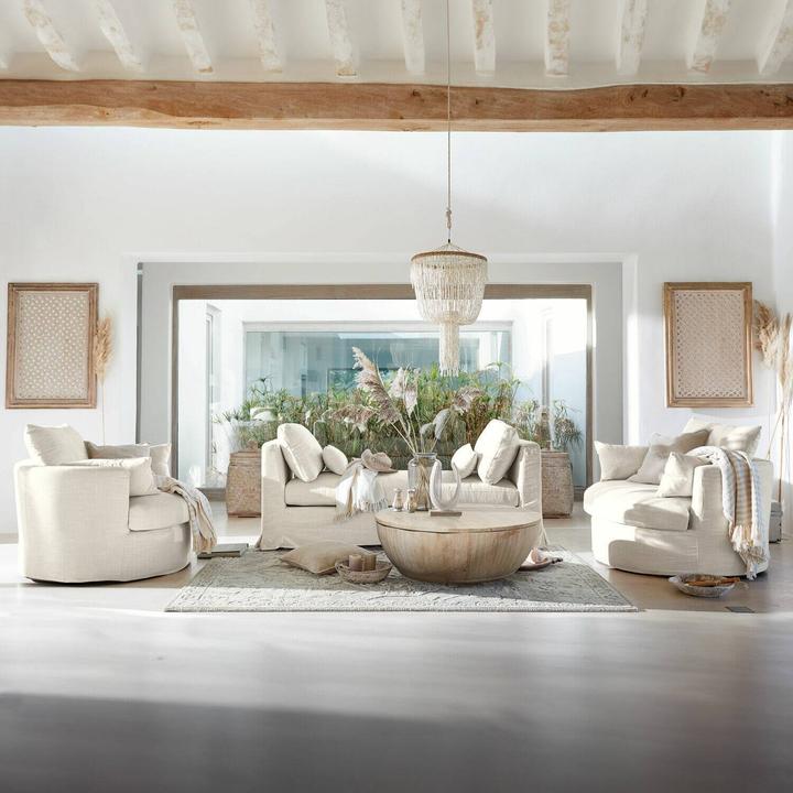 Produktbild Loberon Dreh-Sessel Jindabyne creme