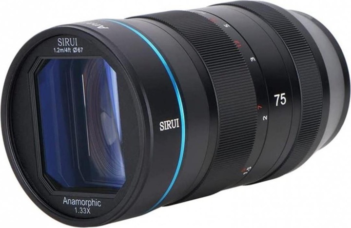 Image du produit Sirui Focale fixe 75 mm F1.8 anamorphique (Nikon Z, APS-C / DX)