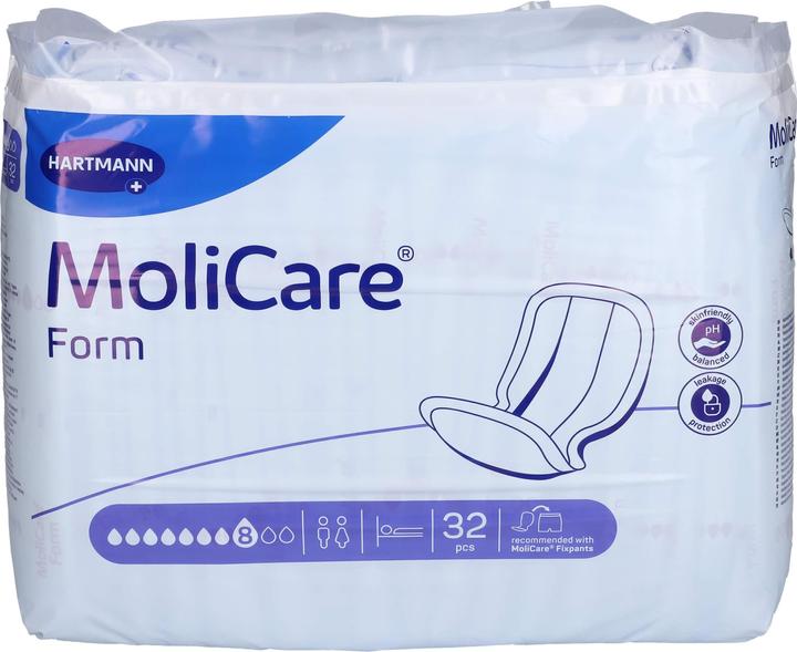 Hartmann Molicare Form 8 Tropfen, 4X32 St