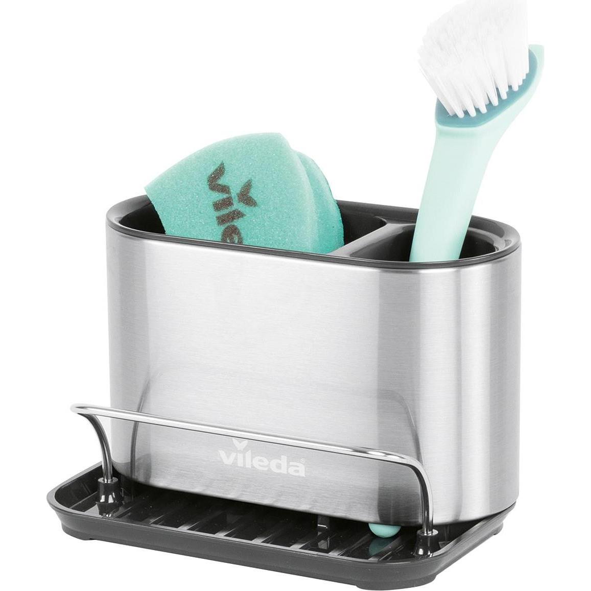 Vileda Spültisch Organizer, Abtropfgestell, Schwarz