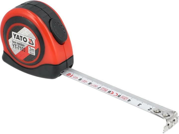 Actual product image Yato Measuring tape 3m 16mm YT-7103 (3 m)