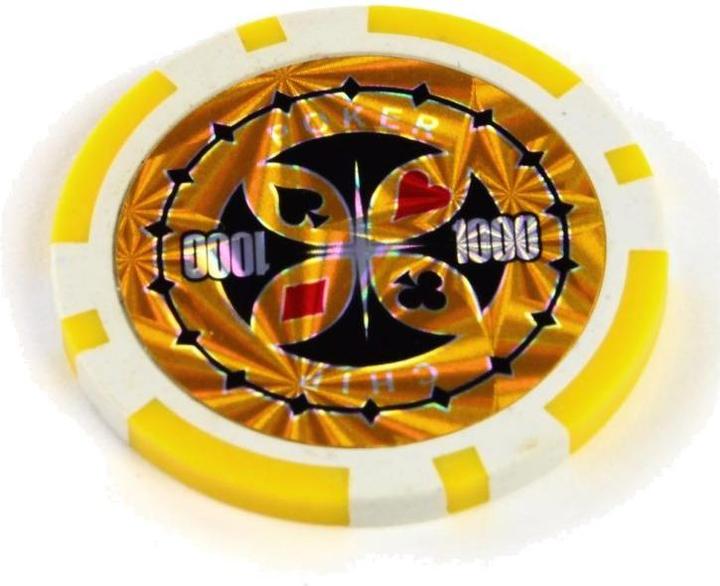 Actual product image Ultimate Poker 25 pieces Chips value 25 (Laserchip)