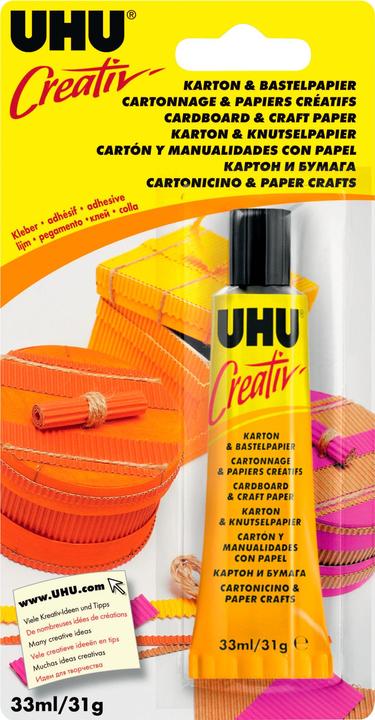 Produktbild UHU Creativ Kartonpap.33ml TBL (31 g, 33 ml)