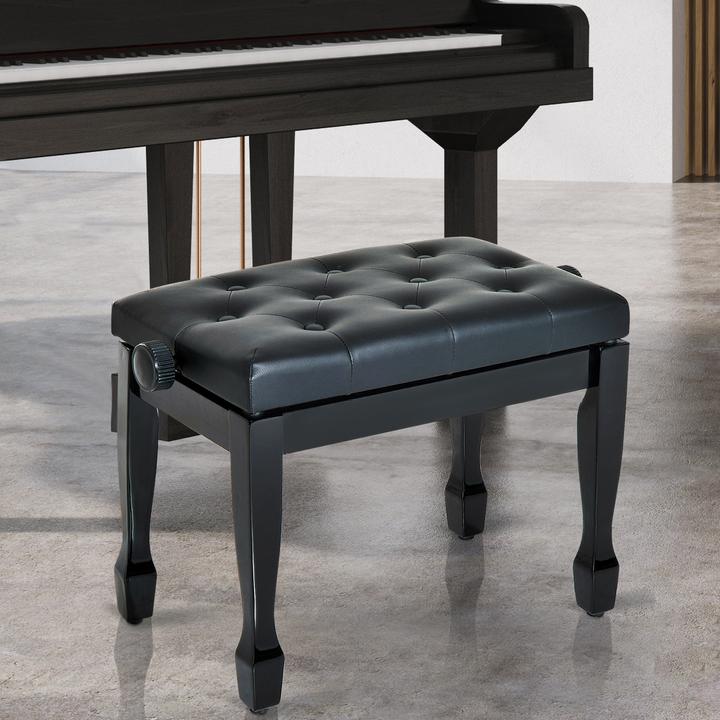 Immagine prodotto Homcom Panchina per pianoforte Elegante, robusta, durevole (Sedia da musicista)