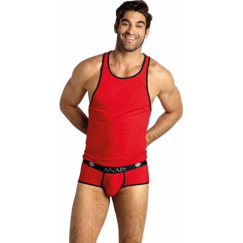 Anais, Herren, Shirt, Herren Top “Soul”, Rot, (S)