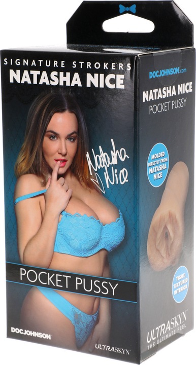 Actual product image Doc Johnson Natasha Nice - ULTRASKYN Pocket Pussy