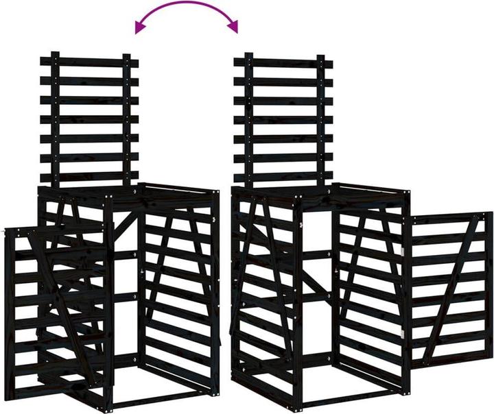 Actual product image vidaXL Mülltonnenbox