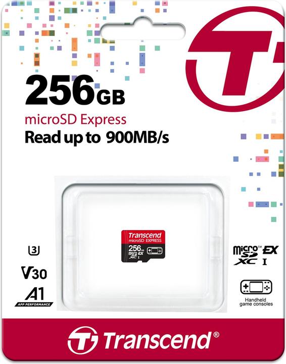 Actual product image Transcend USD710S (256 GB, microSD Express, U3, UHS-I)
