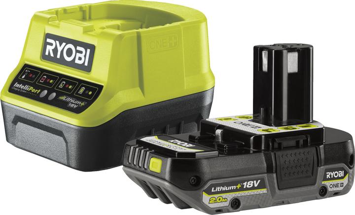 Produktbild Ryobi Akku und Schnellladegerät (18 V)