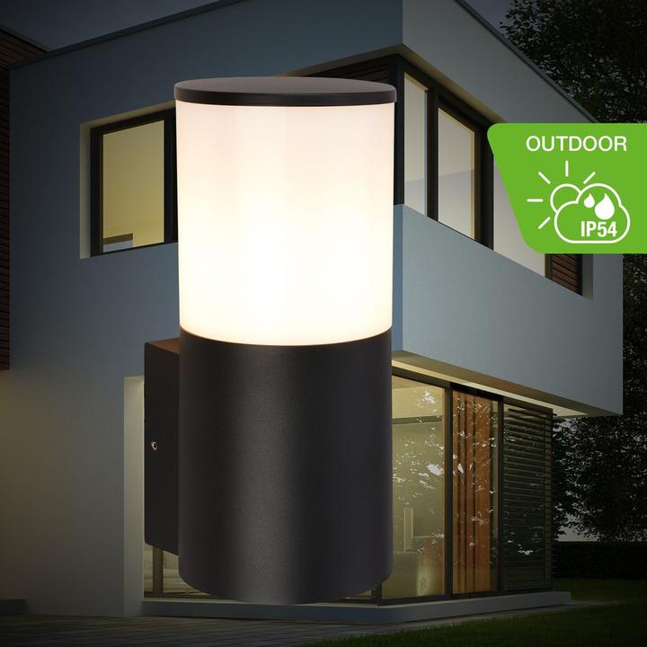 Image du produit Telefunken Applique murale d'extérieur, noir, E27, IP54 (E27, IP54)