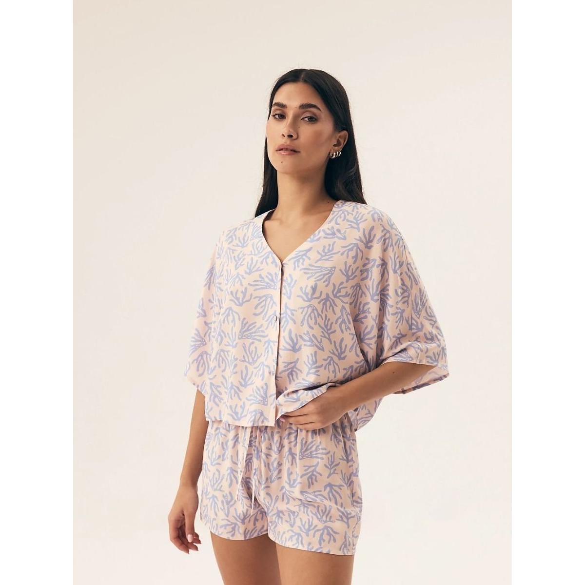 Henderson, Damen, Pyjama, Pyjama, Blau, (L)