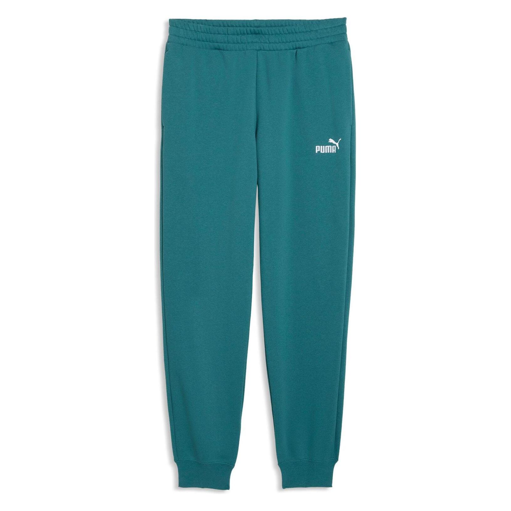 Puma, Mannen, Sportbroek, Ess No. 1 Logo Sweatpants Fl Cl (s) (L), Groen