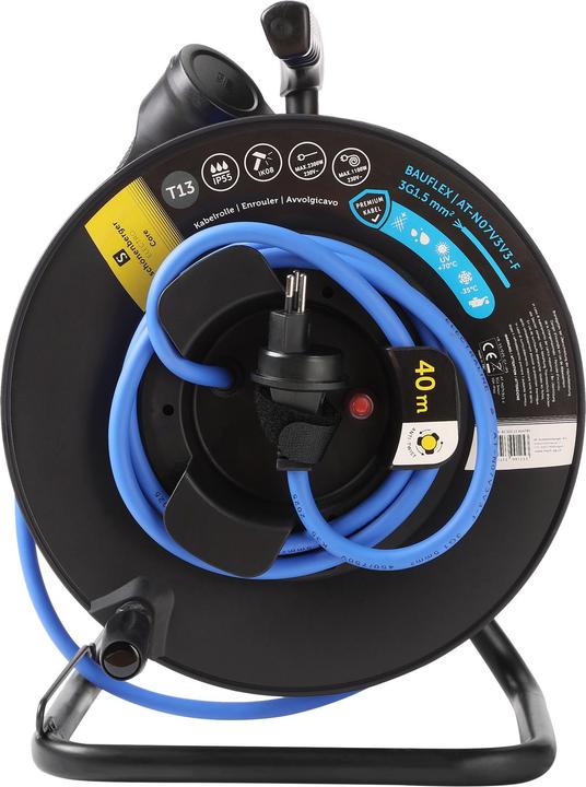 Produktbild Schönenberger Kabelrolle Antitwist T13 IP55 40m (40 m, 1.50 mm²)