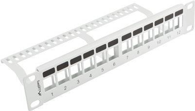 Immagine prodotto Lanberg pannello patch vuoto 12 porte 1U