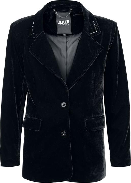 Immagine prodotto Black Premium Essentail Samtblazer, Loose Fit (S)