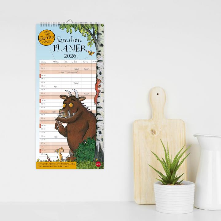 Produktbild Der Grüffelo Familienplaner 2026 (A3)