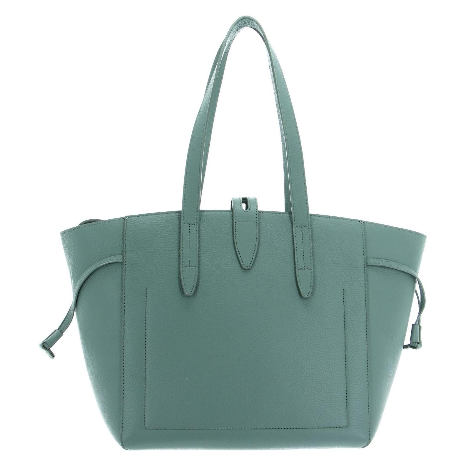 Furla, Damen, Handtasche, Ledertasche - Shopper Net M, Grün
