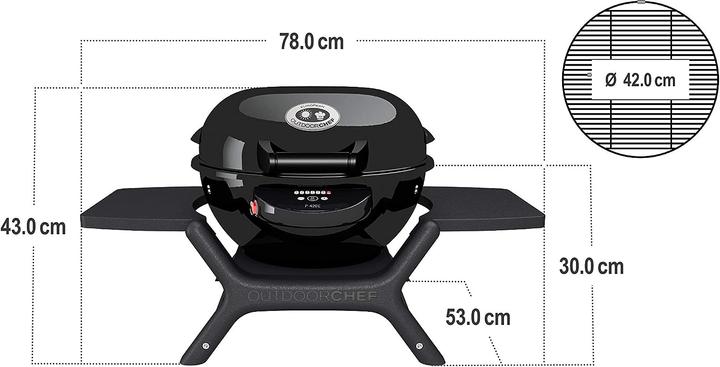 Actual product image Outdoorchef Minichef 420 E (2 kW)