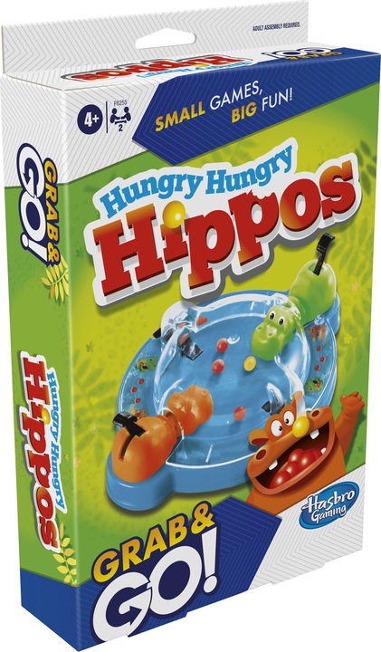 Productafbeelding Hasbro Gaming Hungry Hungry Hippos Grab & Go