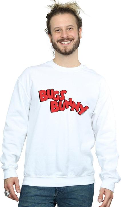 Actual product image Looney Tunes Mens Bugs Bunny Name Sweatshirt (L)