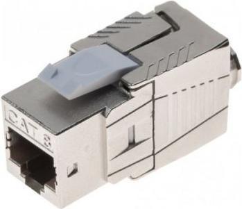 Actual product image Exertis Connect RJ45 Cat. 8.1 STP keystone connection socket