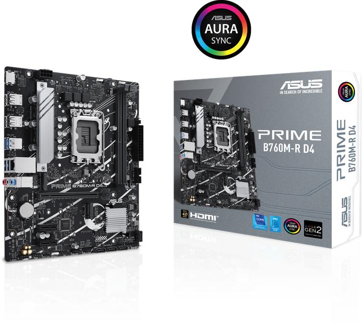 Produktbild ASUS PRO B760M-R (LGA 1700, Intel B760, mATX)