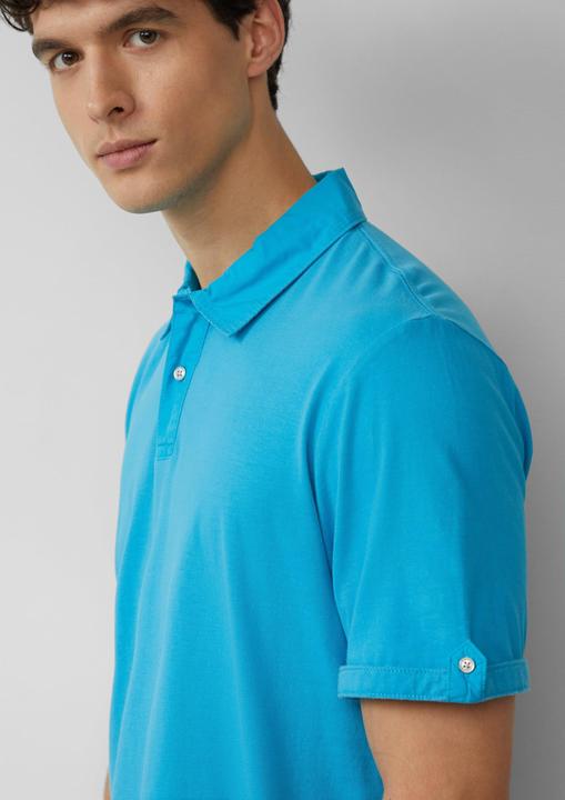 Actual product image S.Oliver Polo-Shirt Jersey-Poloshirt mit Ärmel-Detail (S)