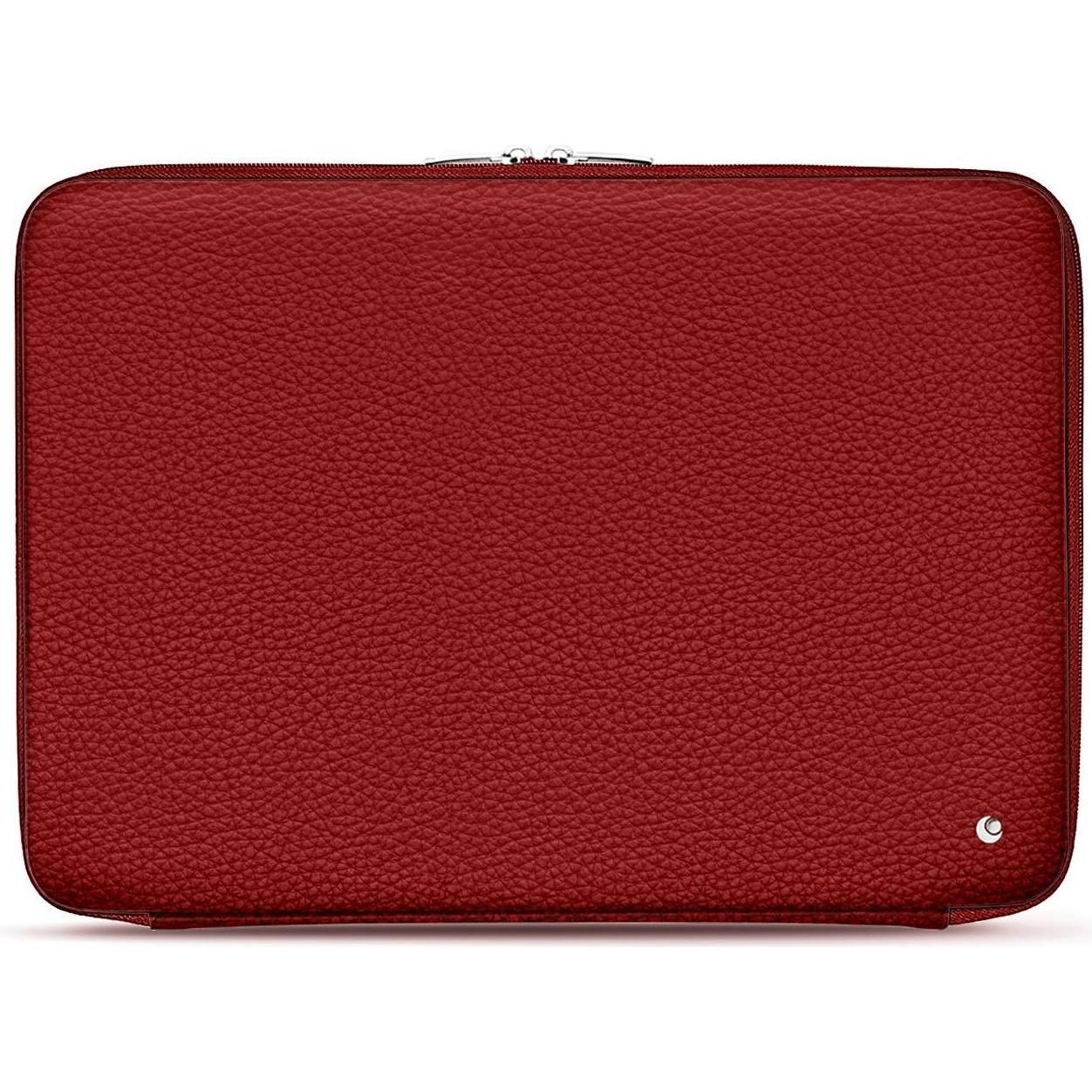 Noreve Lederschutzsleeve, Notebooktasche, Rot