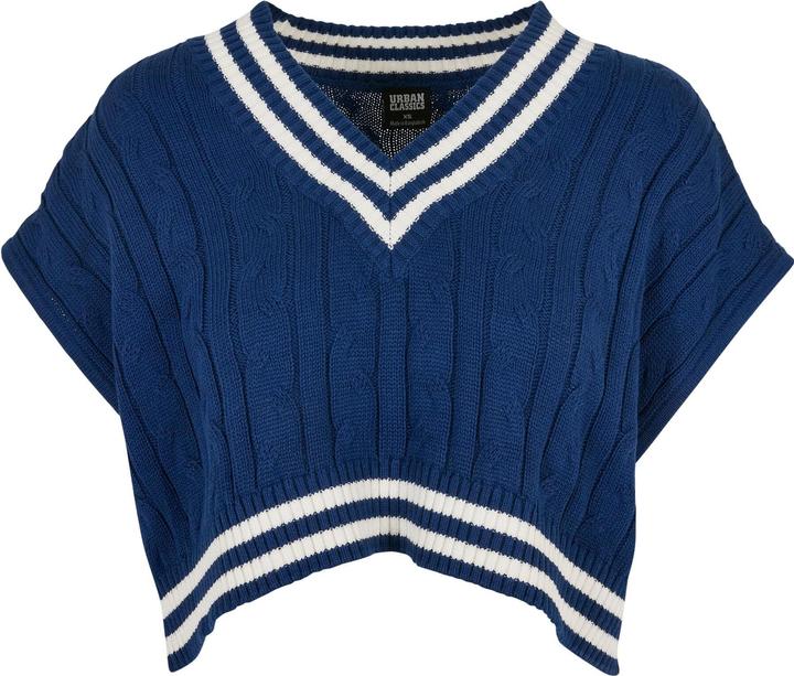Produktbild Urban Classics Ladies Cropped Knit College Slipover (L)