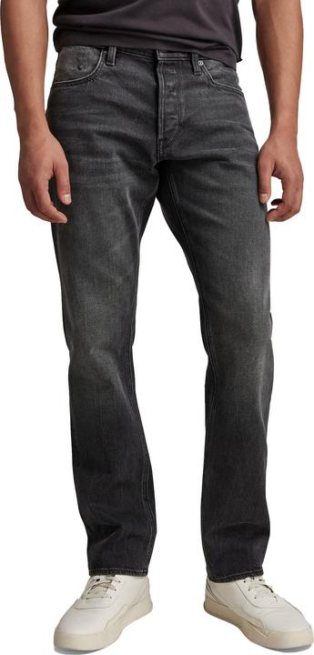 Actual product image G-Star Mosa Jeans Straight Fit Worn In Black Moon (W34/L34)