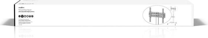 Produktbild Nedis TV Bodenständer | 32-55 " | maximal unterstützes Bildschirmgewicht: 35 kg | Premium-Säule Entw (55", 35 kg)