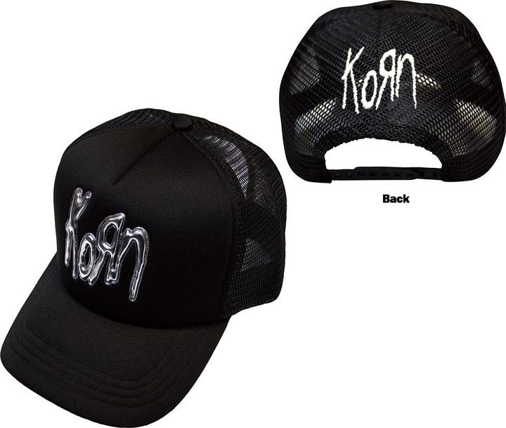 Actual product image Korn Sonic Silver Logo Mesh Back Cap