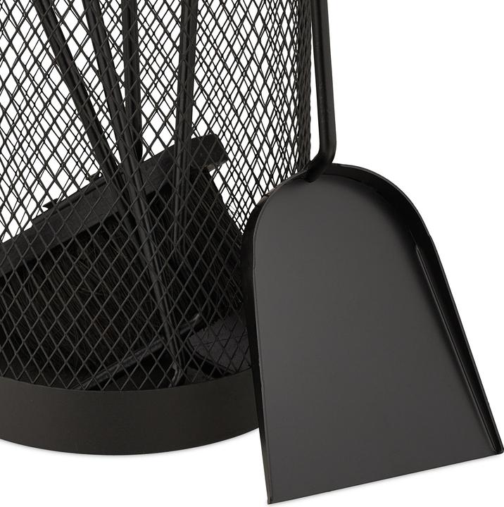 Actual product image Relaxdays 5-piece fireplace cutlery set