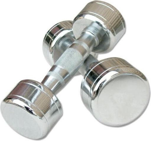 Actual product image IFS Chrome dumbbells (2 x 5 kg)