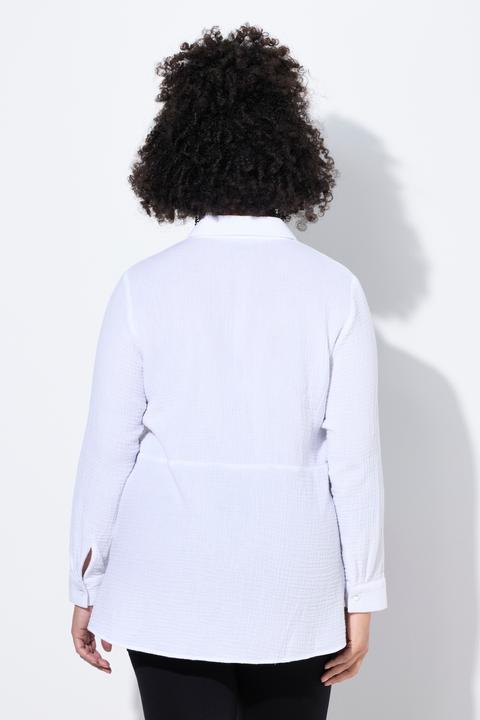 Produktbild Miamoda Bluse, A-Linie, Musselin, Ziernähte (52)