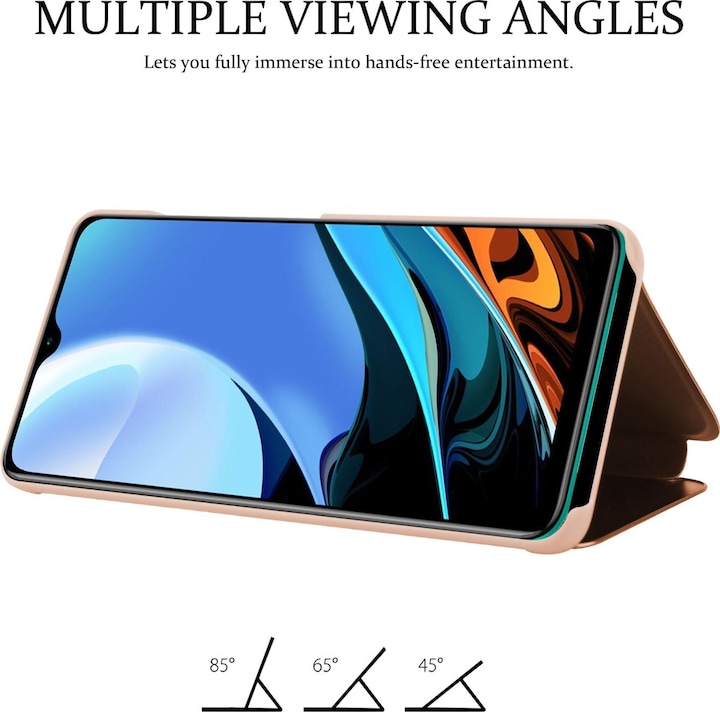 Actual product image Cadorabo Smart View Mirror Book Cover (Xiaomi Redmi 9T, Xiaomi Poco M3)