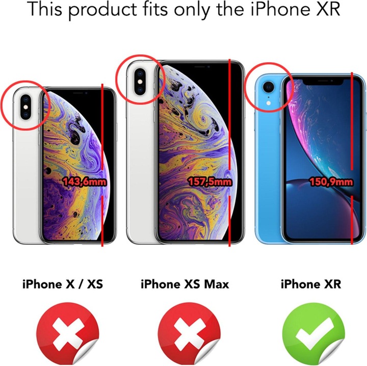 Actual product image Nalia Cell phone case (Apple iPhone XR)