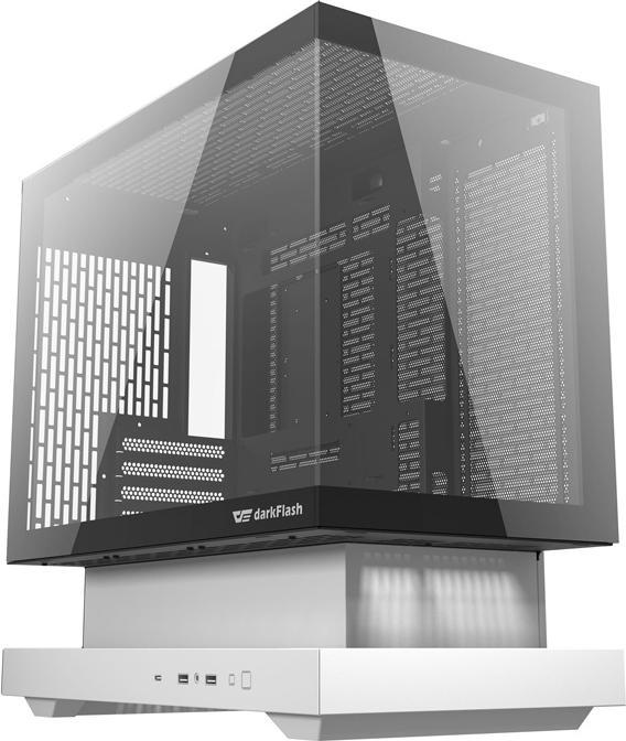 Produktbild Darkflash Tech Darkflash F1 computer case (White) + 6 ARGB fans (ITX)