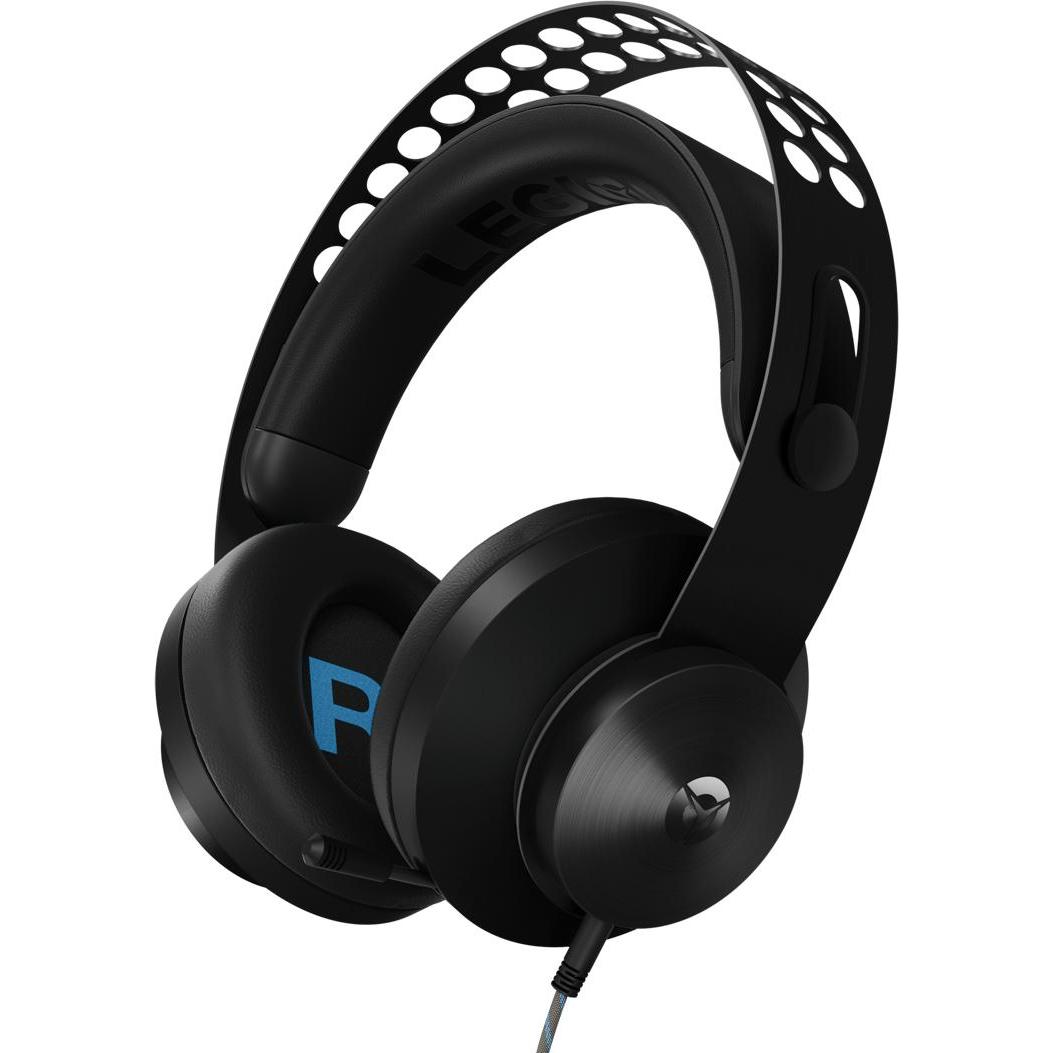 Lenovo Legion H300 Kopfhörer Verkabelt Kopfband Gaming Schwarz (Kabelgebunden), Gaming Headset, Schw