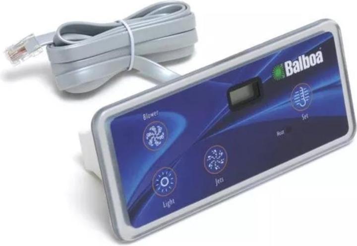 Actual product image Balboa Control panel VL402 with overlay