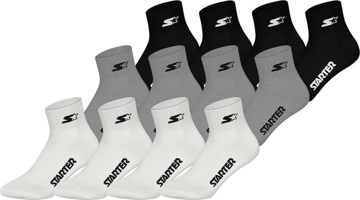 Produktbild Starter Basicsocken Quarter (12er Pack, 35 - 38)