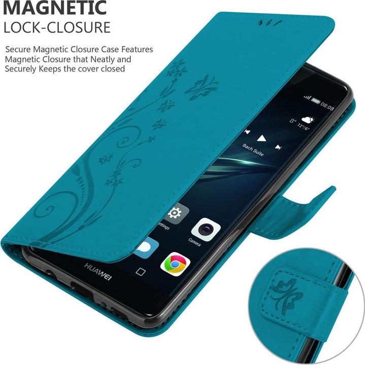 Produktbild Cadorabo Flower Book Cover (Huawei P9)