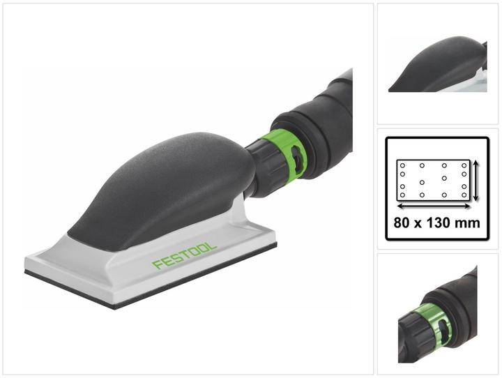 Actual product image Festool Grinding block HSK-A 80x130 (P80)